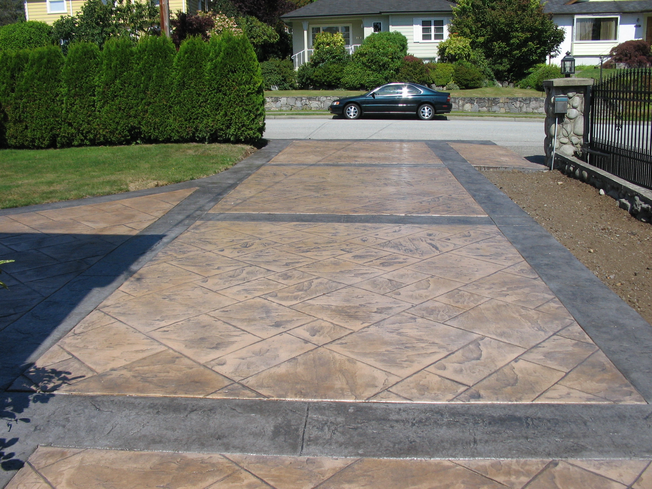 Decorative Concrete Driveway Vancouver, BC