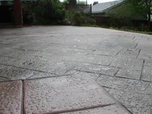 Stamped Concrete Patio in Vancouver, BC